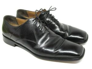 Paolo De Marco Black  Plain Toe Square Toe Oxfords  Mens Size US 11.5 M defect